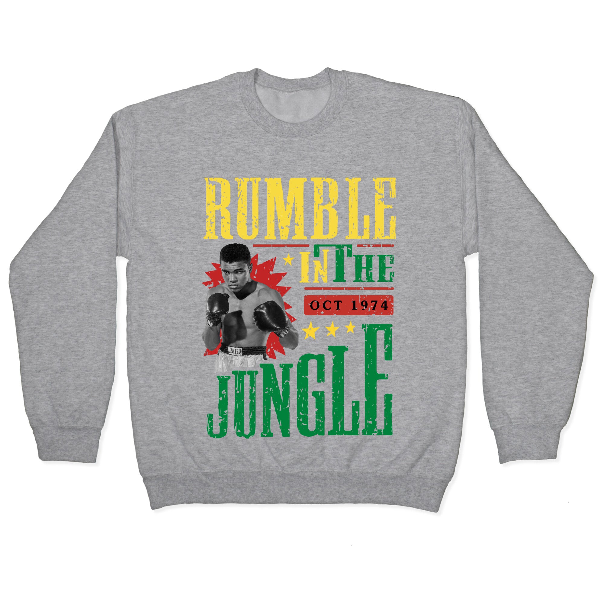 Rumble in the Jungle Crewneck Sweatshirt